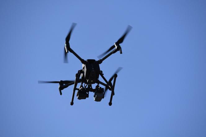 Un drone de fabrication chinoise de la marque DJI, à Los Angeles, en septembre 2019.