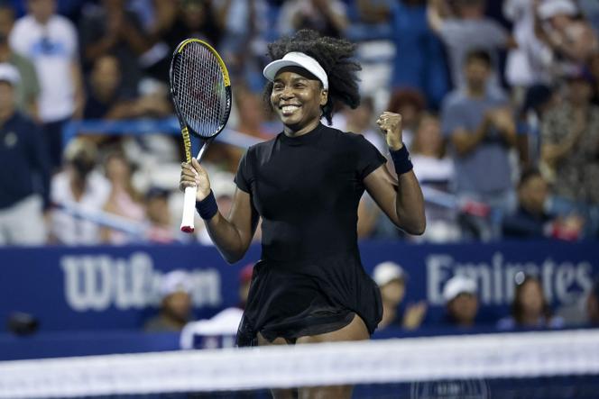 Venus Williams s'offre, à 45 ans, une victoire au premier tour du tournoi  WTA 500 de Washington