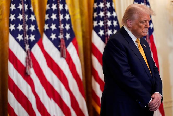 Donald Trump, à la Maison Blanche, le 22 juillet 2025.