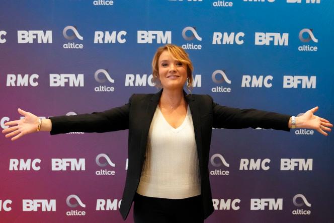 Pascale de la Tour du Pin, lors de la présentation du groupe Altice Media à Paris, le 6 septembre 2022. 