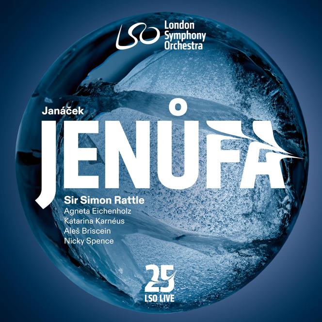 Pochette de l’album « Jenufa », opéra de Janacek, par Sir Simon Rattle.