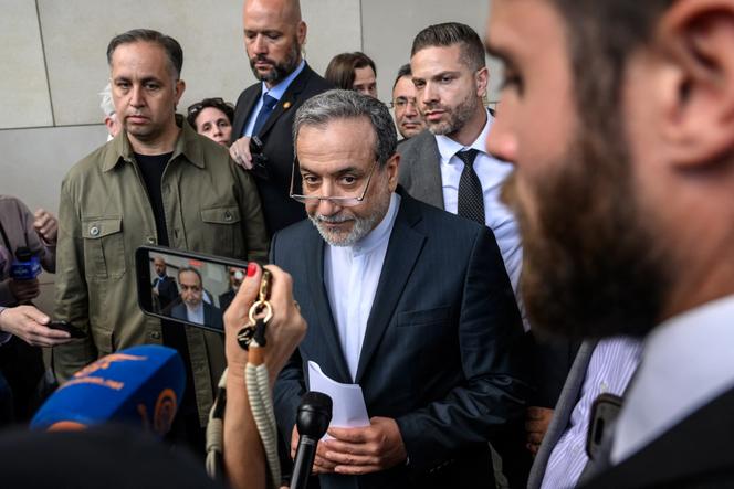 Le ministre des affaires étrangères iranien, Abbas Araghtchi, après une réunion sur le programme nucléaire de Téhéran, en présence de ses homologues allemand, français, britannique et de l’Union européenne, à Genève, le 20 juin 2025.