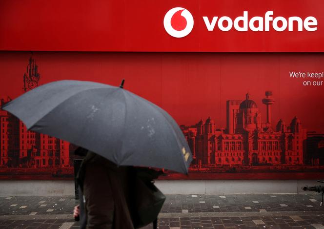 Un magasin Vodafone, opérateur téléphonique anglais, à Liverpool, au Royaume-Uni, le 8 octobre 2024. 