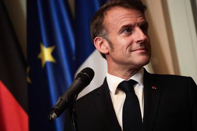 Emmanuel Macron, à Berlin, le 23 Juillet 2025.