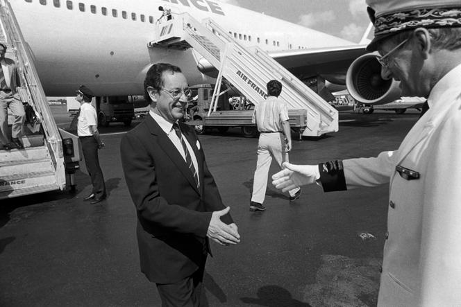 Georges Lemoine, à Pointe-à-Pitre, en Guadeloupe, en mai 1985.