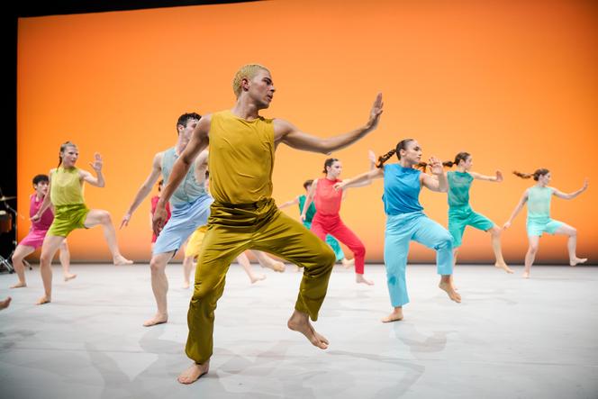 Alonso Nunez Quiros, lors de la représentation de « In C », chorégraphiée par Sasha Walt, à la Biennale de la danse de Venise, le 20 juillet 2025.