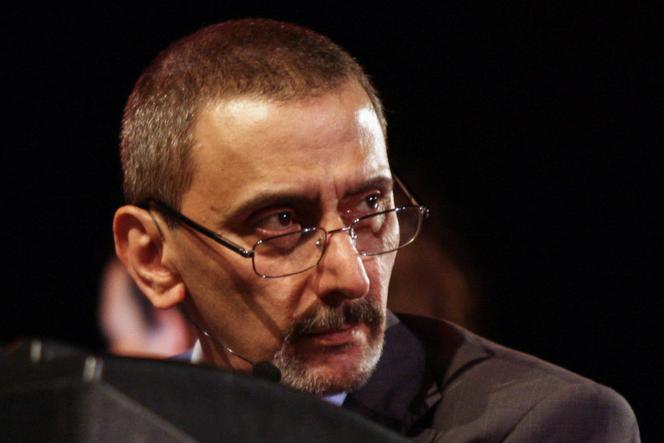 Le compositeur libanais Ziad Rahbani en concert dans la citadelle de Damas, le 15 juillet 2009.