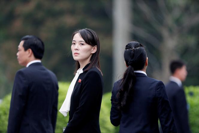 Kim Yo-jong, sœur du dirigeant nord-coréen Kim Jong-un, à Hanoï, au Vietnam, le 2 mars 2019.