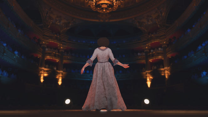 Capture d’écran tirée de « La Magie Opéra », une expérience en réalité virtuelle proposée au Palais Garnier, à Paris.