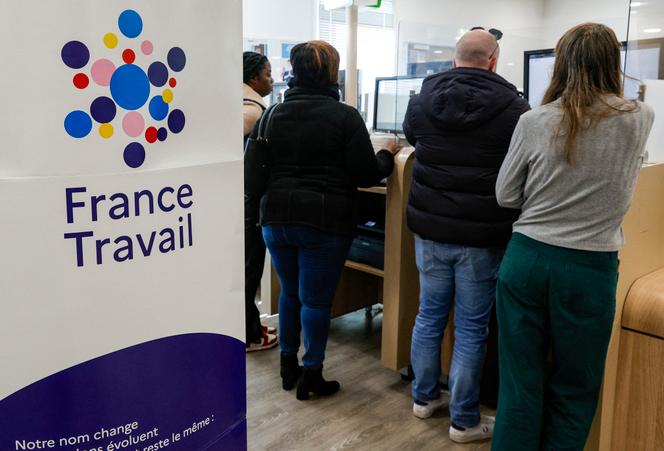 Une agence France Travail, à Dammarie-les-Lys (Seine-et-Marne), le 23 avril 2024.