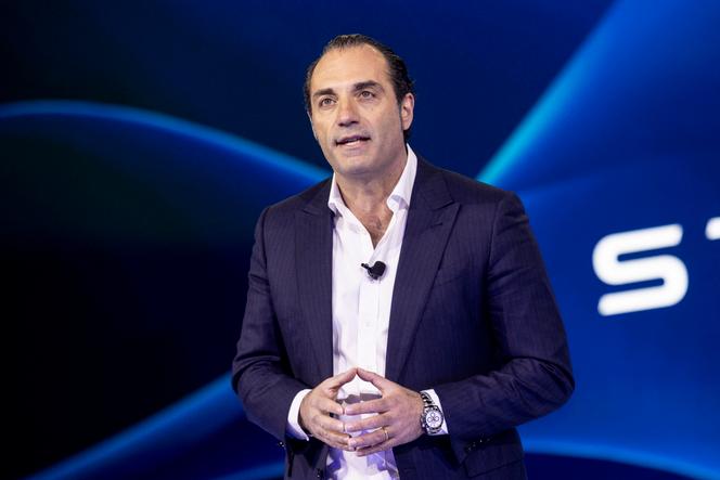 Antonio Filosa au salon AutoMobility LA 2024, à Los Angeles, en Californie, le 21 novembre 2024.