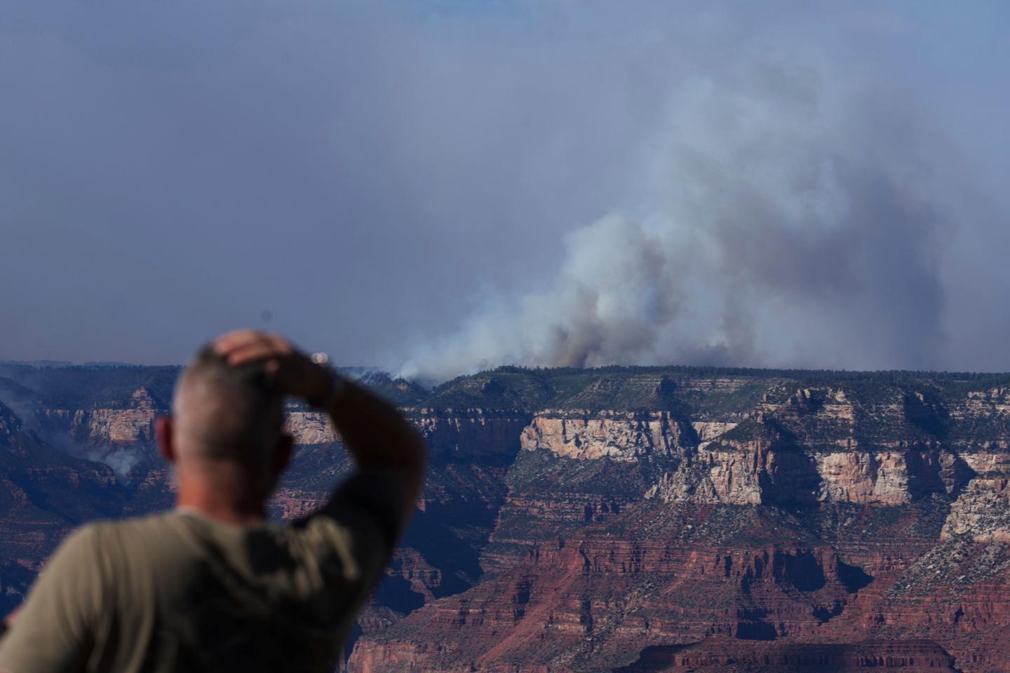In the United States, the Grand Canyon has been ravaged by wildfires for over a month