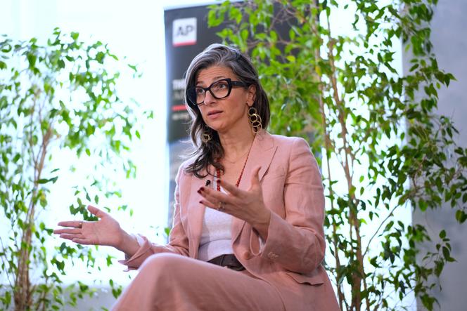 Francesca Albanese, rapporteuse spéciale des Nations unies pour les territoires palestiniens, le 29 juillet 2025 à Rome.