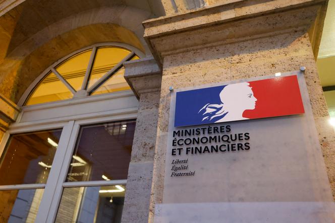 L’entrée du ministère de l’économie et des finances, à Paris, le 9 janvier 2025.