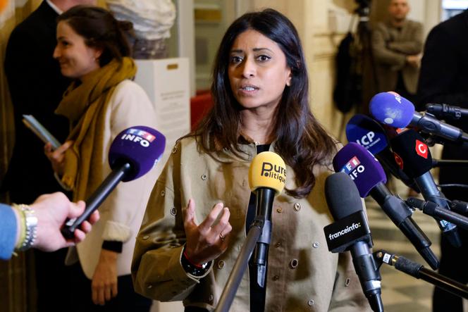 La députée Prisca Thévenot, à l’Assemblée nationale, à Paris, le 14 janvier 2025.