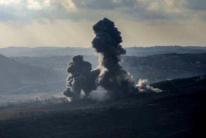 Suite à une frappe aérienne israélienne, dans la zone d’al-Dimashqiyeh, au sud du Liban, le 31 juillet 2025.