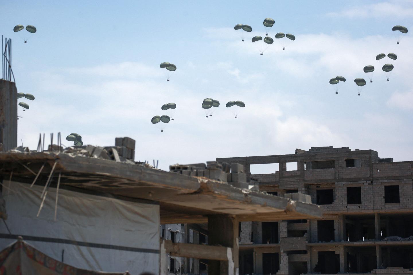 France carries out aid airdrop in Gaza