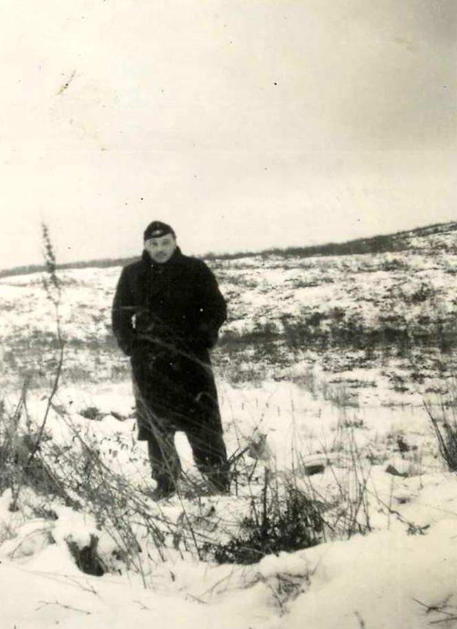 Eugène Biéhly à Bodø, en Norvège, en janvier 1944.