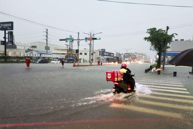 A Tainan, dans le sud de Taïwan, le 2 août 2025.