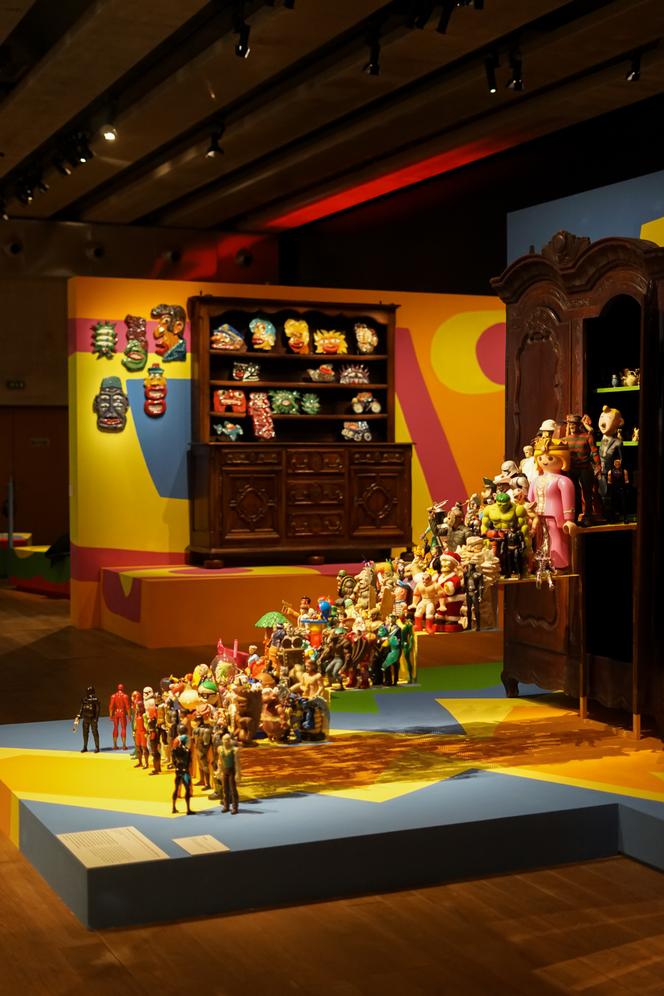 « Un air de famille », exposition d’Hervé Di Rosa, au MuCEM, à Marseille, en mars 2025.