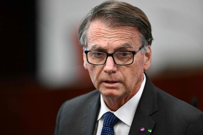 L’ancien président brésilien Jair Bolsonaro, à Brasilia, le 10 juin 2025.