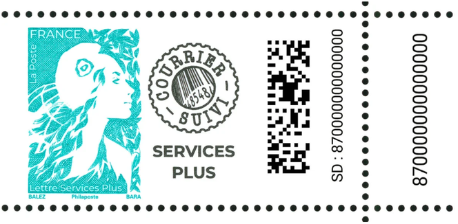 Lettre « services plus », à 3,47 euros à partir du 1er janvier 2026.