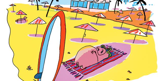 En vacances, on s’était promis de faire du sport : « Avec cette chaleur, c’est dangereux le sport. Il aurait fallu se lever tôt »
