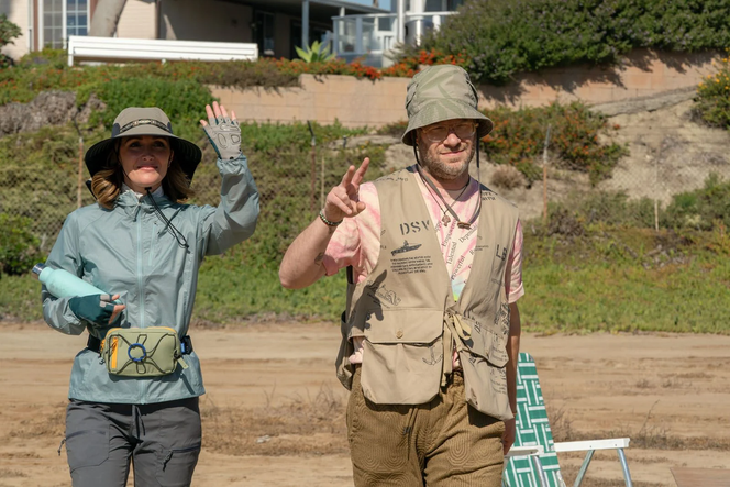 Rose Byrne (Sylvia) et Seth Rogen (Will) dans « Platonic », de Nick Stoller et Francesca Delbanco.