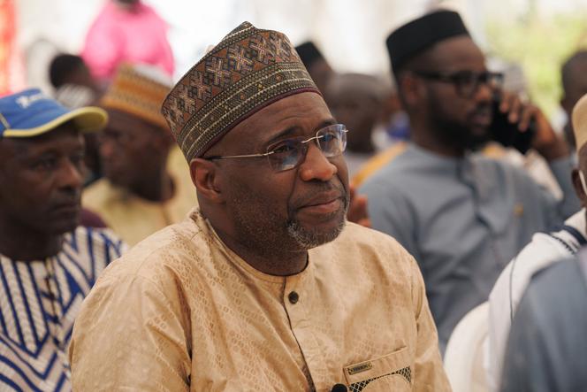 L’ancien premier ministre malien Moussa Mara lors des funérailles du réalisateur Souleymane Cissé, à Bamako, le 21 février 2025.