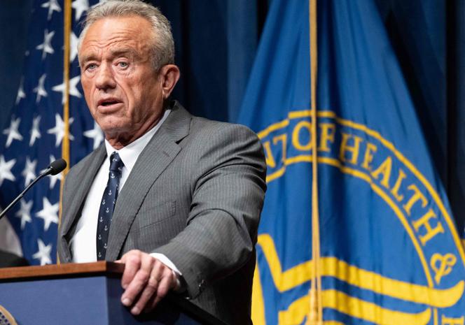 Le ministre de la Santé américaine, Robert Kennedy Jr, à Washington, le 29 juillet 2025.