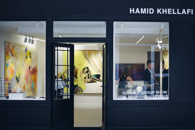 L’entrée de la galerie Hamid Khellafi, à Paris, le 25 juin 2025.