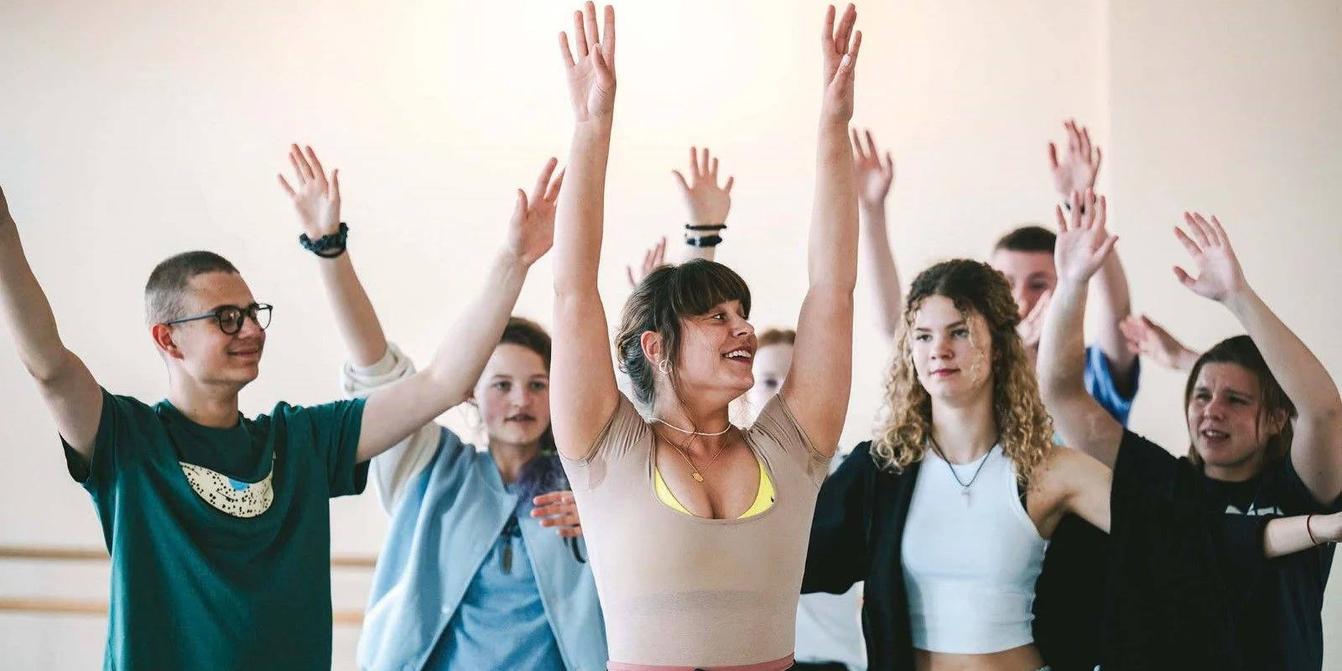 A vibrant burst of color a feeling of ecstasy and release