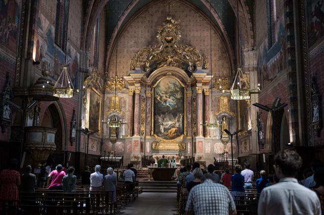 Messe à l’église Saint-Nicolas, à Toulouse, le 27 juillet 2025.