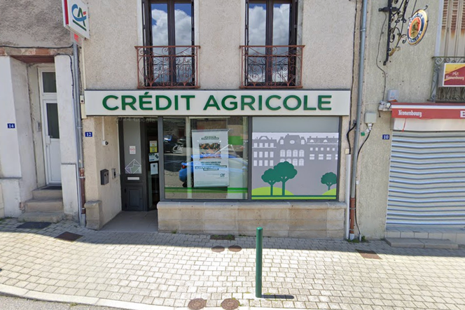 Le Credit agricole de Lantriac (Haute Loire), en mai 2024.