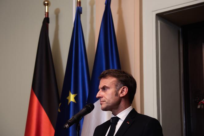 Emmanuel Macron à Berlin, le 23 juillet 2025.