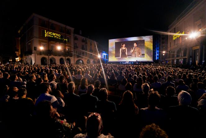 Lors de la soirée d’ouverture de la 78e édition du festival de Locarno, en Suisse, le 6 août 2025.