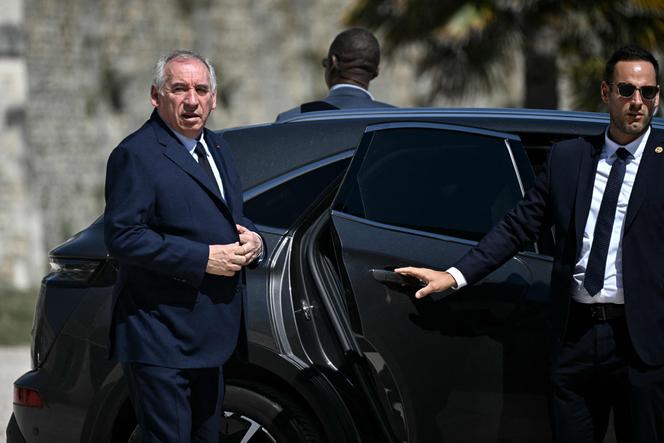 Le premier ministre, François Bayrou, à Rochefort (Charente-Maritime), le 7 août 2025.