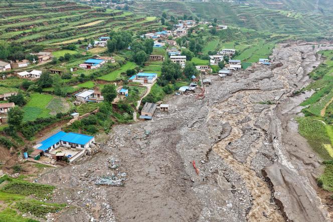 Dans la province de Gansu, en Chine, le 8 août 2025.