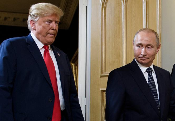 Donald Trump et Vladimir Poutine, à Helsinki, en Finlande, le 16 juillet 2018.