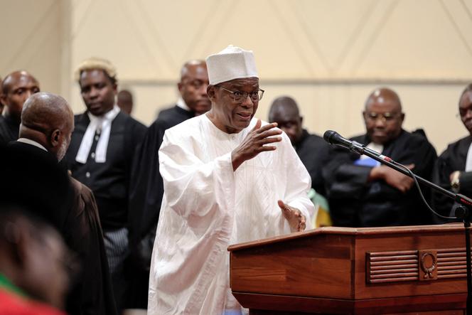 L’opposant camerounais Maurice Kamto devant la Cour constitutionnelle, à Yaoundé, le 4 août 2025.