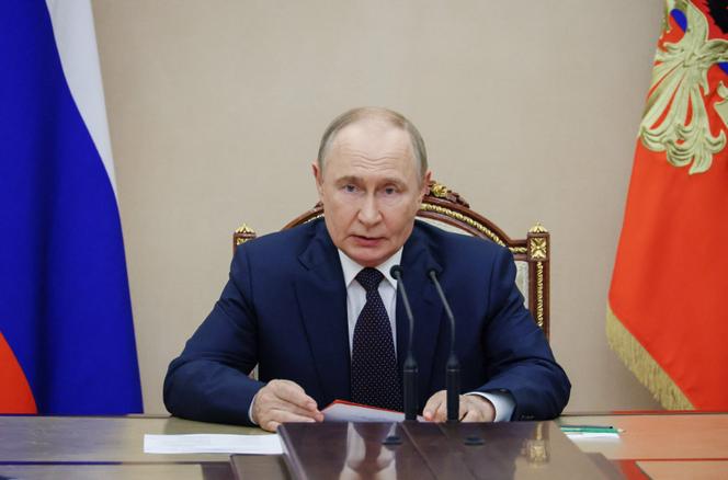 Vladimir Poutine à Moscou, le 8 août 2025.