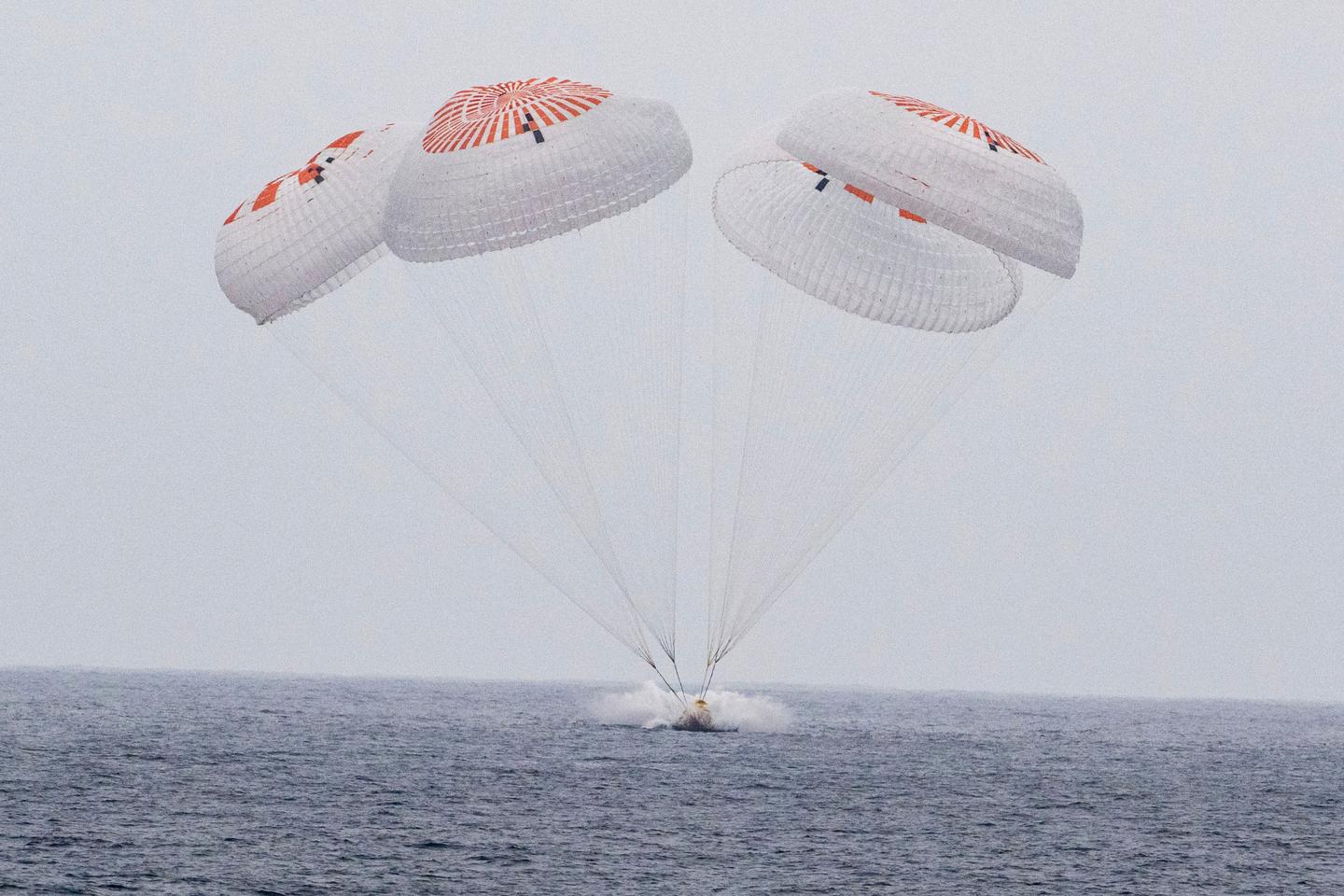 Four astronauts home from space station after successful splashdown