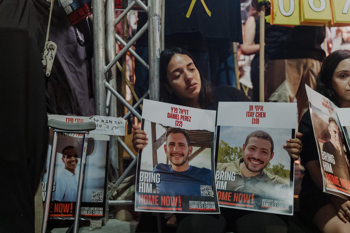 In Tel Aviv, families of hostages oppose Gaza occupation and consider general strike