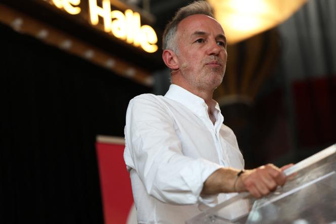 Emmanuel Grégoire, député socialiste et candidat à la Mairie de Paris, à Paris, le 22 juin 2025.