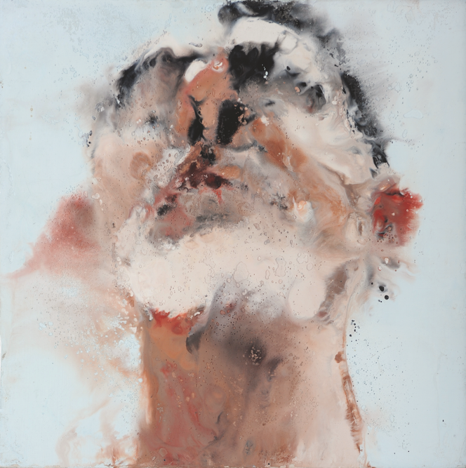 « Autoportrait » (2001), de Philippe Cognée. Collection particulière.