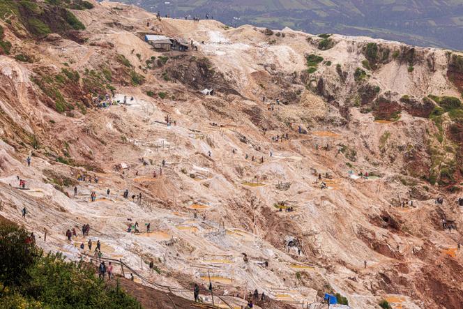 La mine de coltan de Rubaya, en République démocratique du Congo (RDC), le 24 mars 2025.