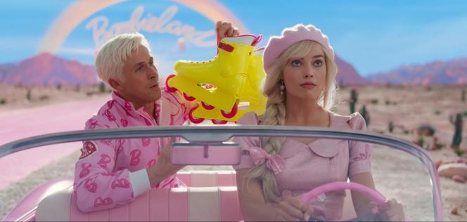 Ryan Gosling et Margot Robbie, dans « Barbie » (2023).