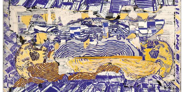 François Rouan, peintre protéiforme, et ses « empreintes » singulières au Musée des beaux-arts de Lyon