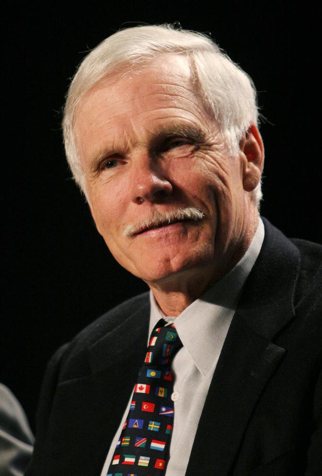 Le créateur de CNN, Ted Turner, à New York, le 7 octobre 2004.