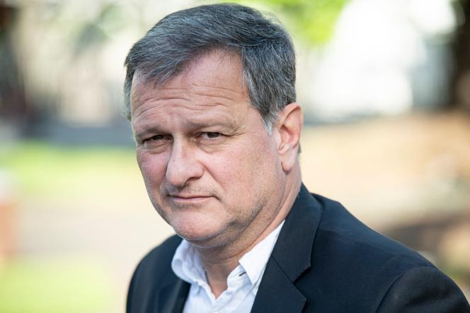 Louis Aliot, maire RN de Perpignan, en Nouvelle-Calédonie, le 28 mai 2025.